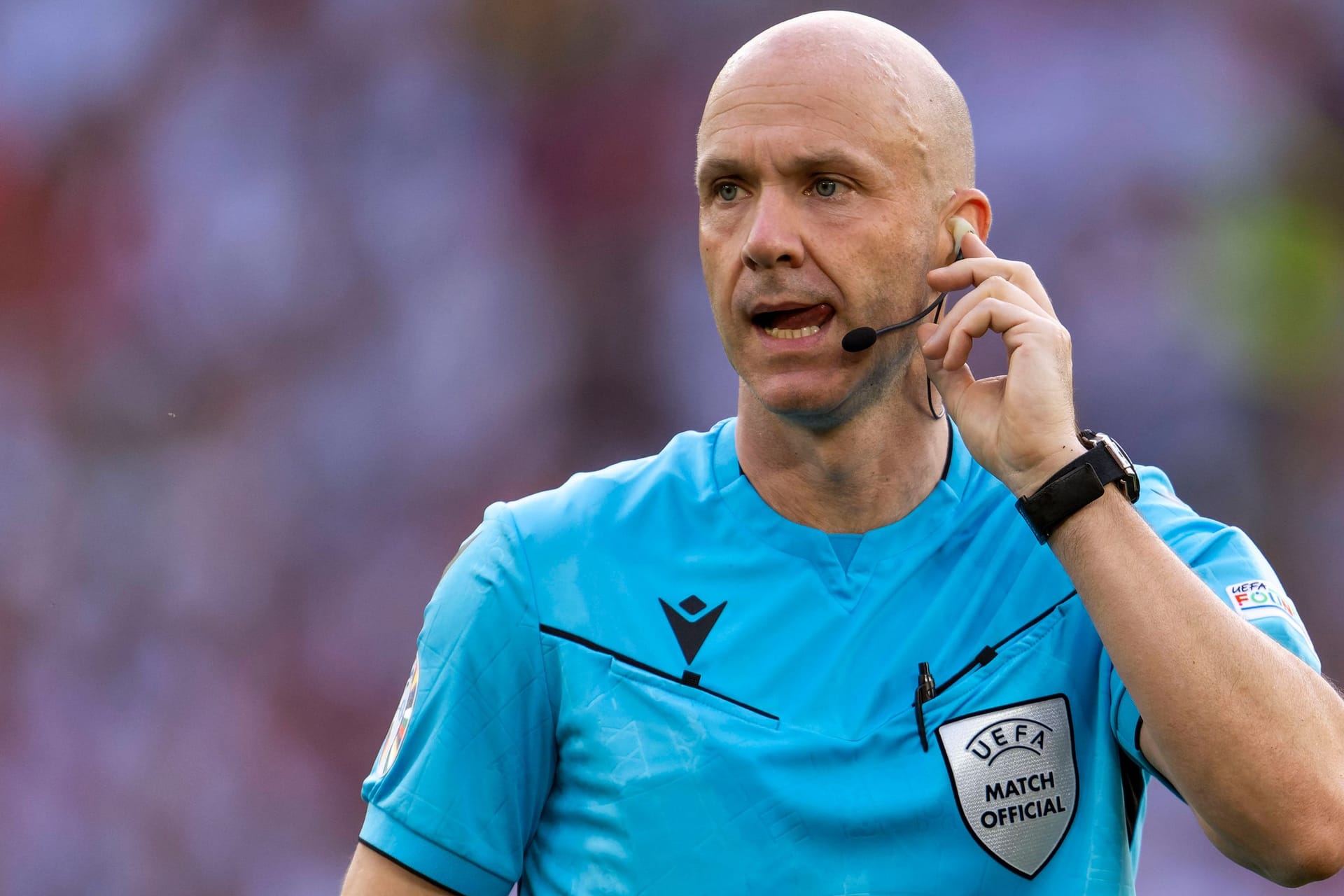 Anthony Taylor: Der englische Schiedsrichter entschied sich gegen einen Handelfmeter.