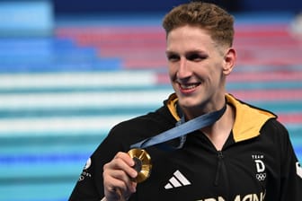 Lukas Märtens: Mit seiner Goldmedaille in Paris hat er deutsche Olympia-Geschichte geschrieben.