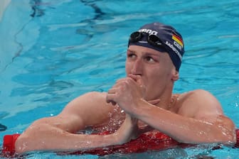 Lukas Märtens: Er gestand nach dem 200 Meter Freistil-Finale, dass ihm die letzten Tage viel abverlangt haben.