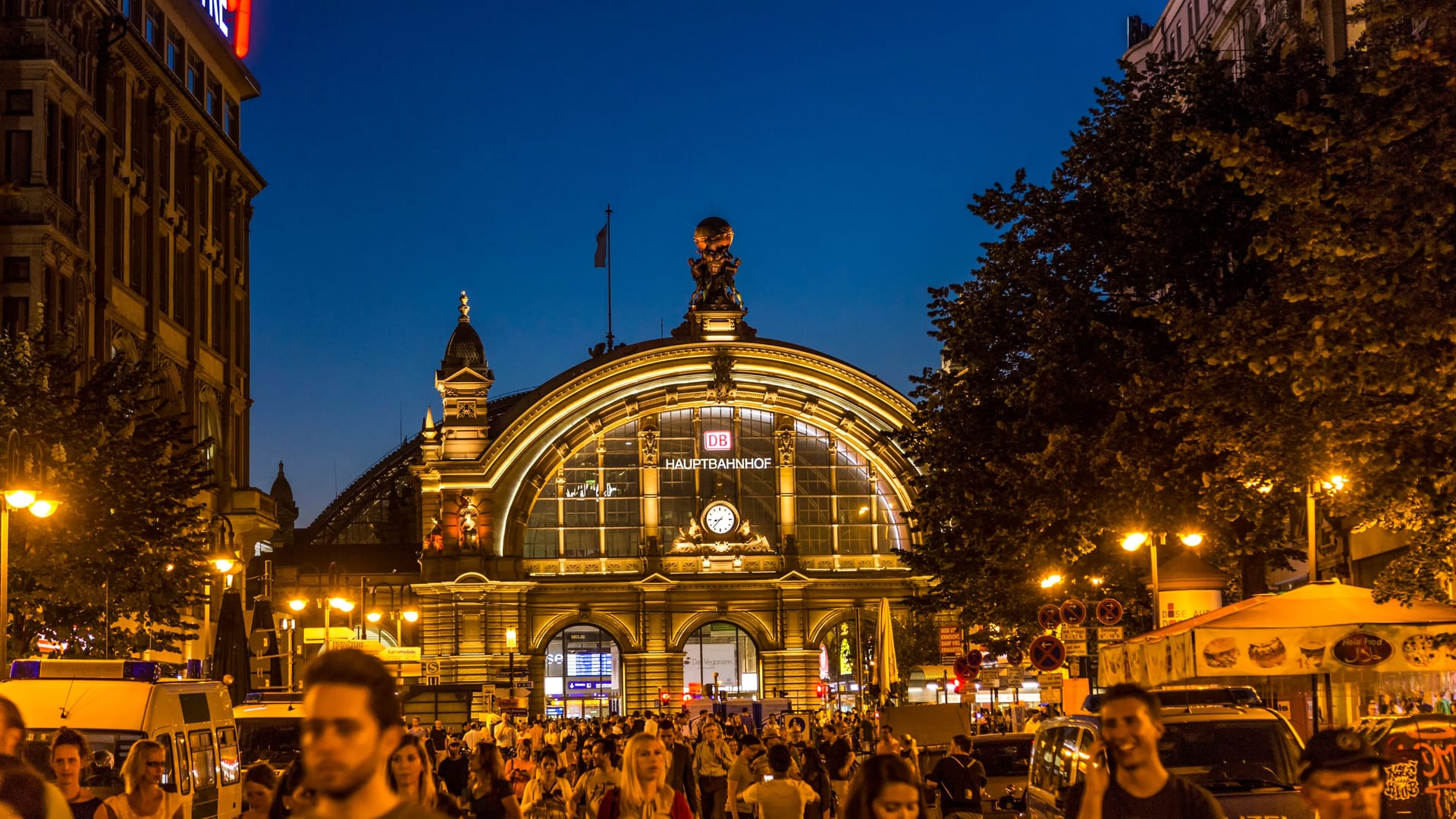 people enjoy the annual Bahnhofsviertel party in Frankfurt people enjoy the annual Bahnhofsviertel party in Frankfurt