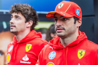 Kommende Saison nicht mehr Teamkollege von Charles Leclerc (li.): Carlos Sainz.