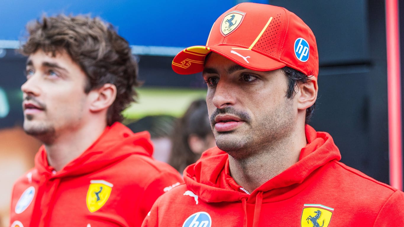 Kommende Saison nicht mehr Teamkollege von Charles Leclerc (li.): Carlos Sainz.