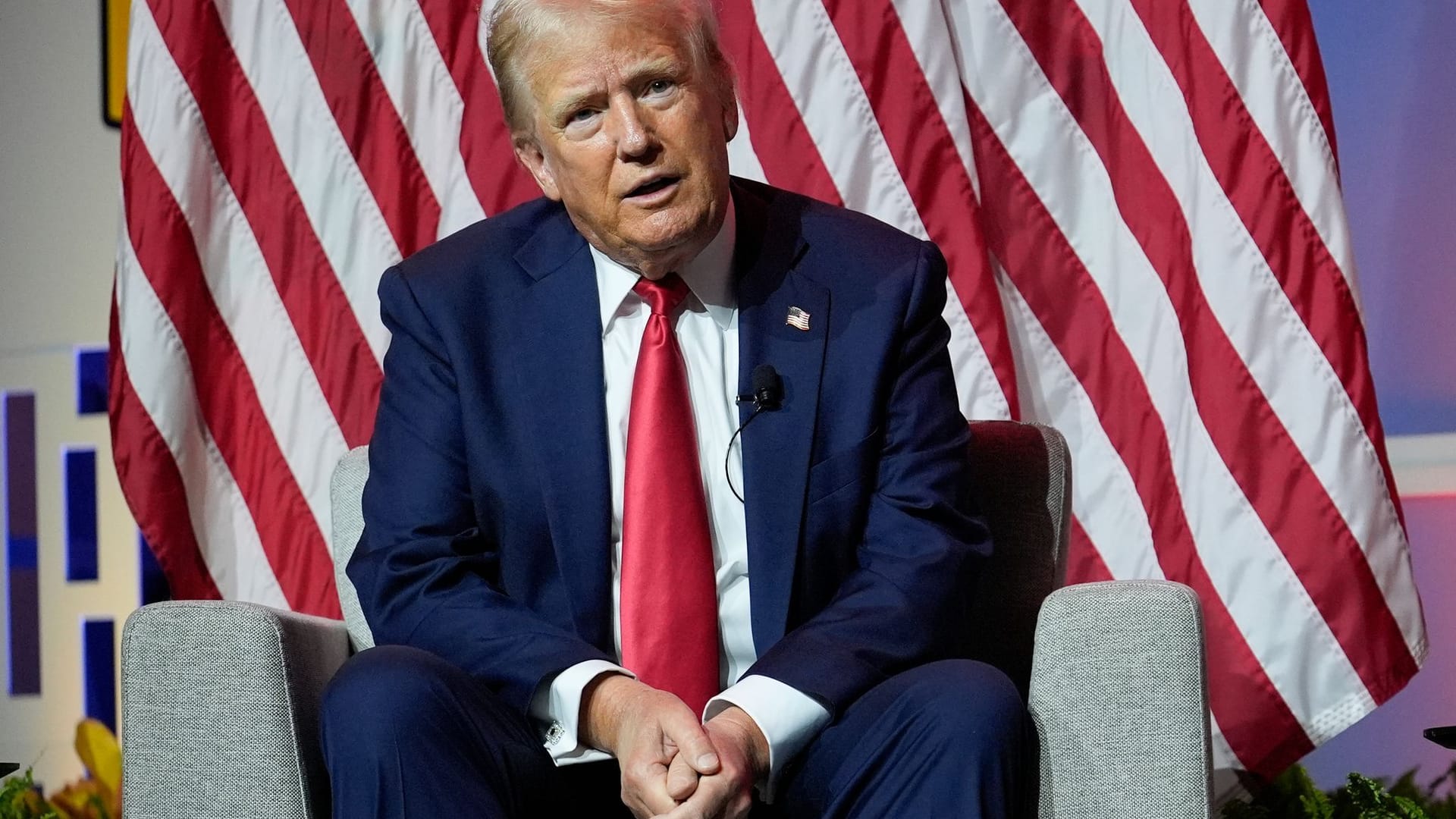 Wahlkampf in den USA - Trump in Chicago Wahlkampf in den USA - Trump in Chicago