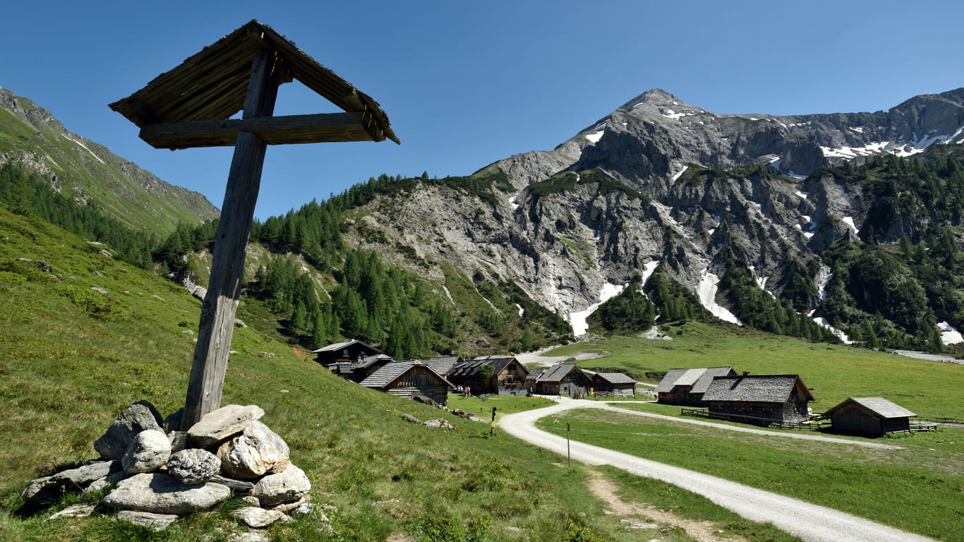 Blick auf die Steirische Kalkspitze in Österreich: Ein 85-jähriger Wanderer aus Hamburg ist hier tödlich verunglückt.