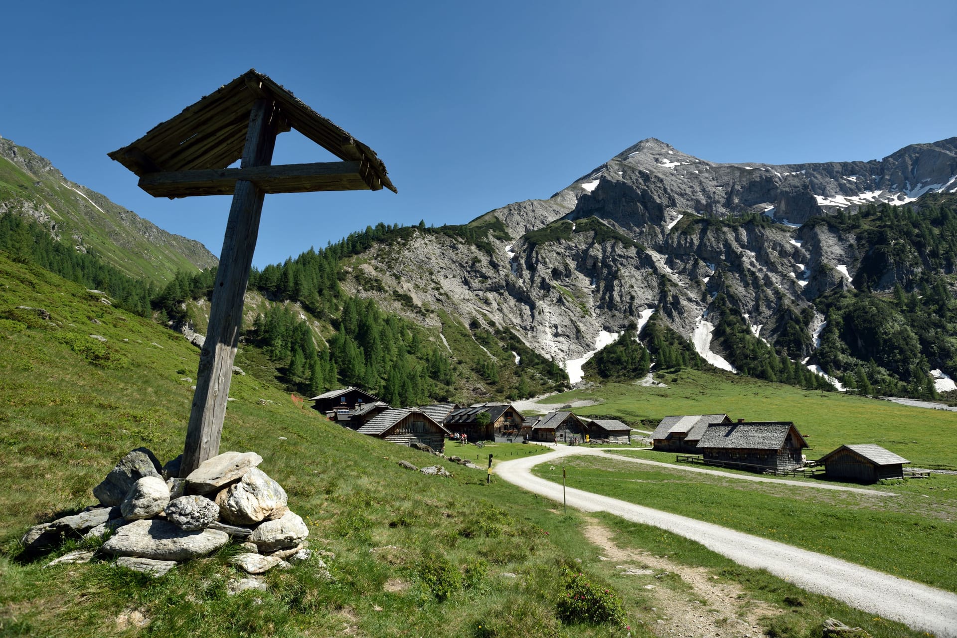 Blick auf die Steirische Kalkspitze in Österreich: Ein 85-jähriger Wanderer aus Hamburg ist hier tödlich verunglückt.