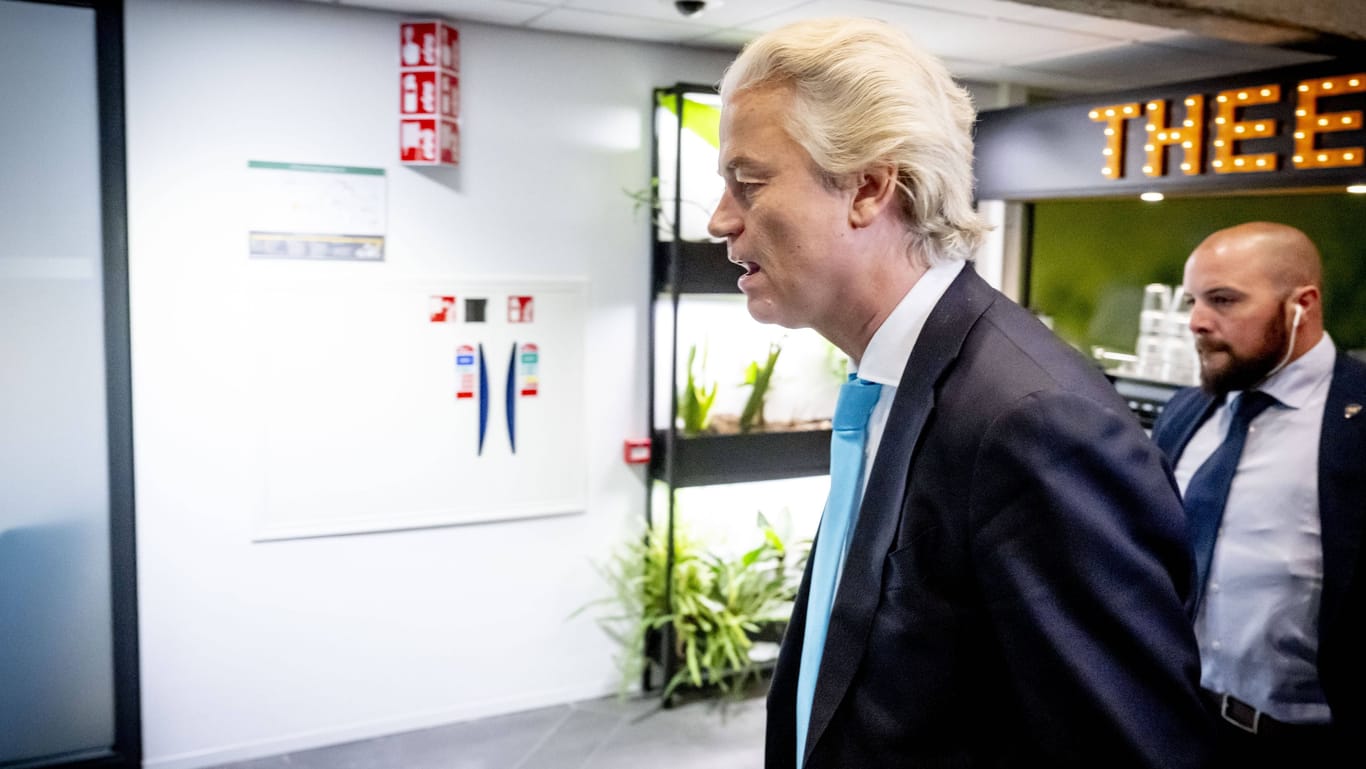 Geert Wilders: Der rechte Politiker hat die Wahlen zwar gewonnen – Teil der neuen Regierung in den Niederlanden ist er aber nicht.