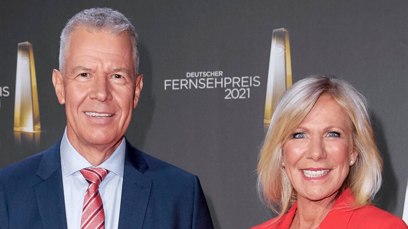 Peter Kloeppel und Ulrike von der Groeben bei einer der letzten Verleihungen des Deutschen Fernsehpreises: Die Moderatoren prägten "RTL aktuell".