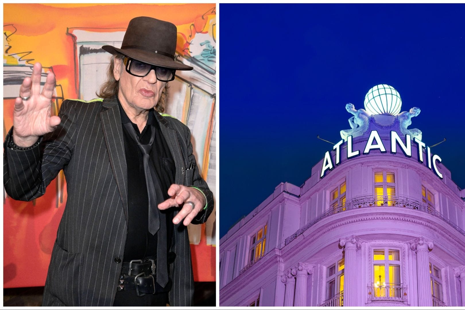 Udo Lindenberg und das "Hotel Atlantic Hamburg": Seit Jahrzehnten residiert der Panikrocker hier.