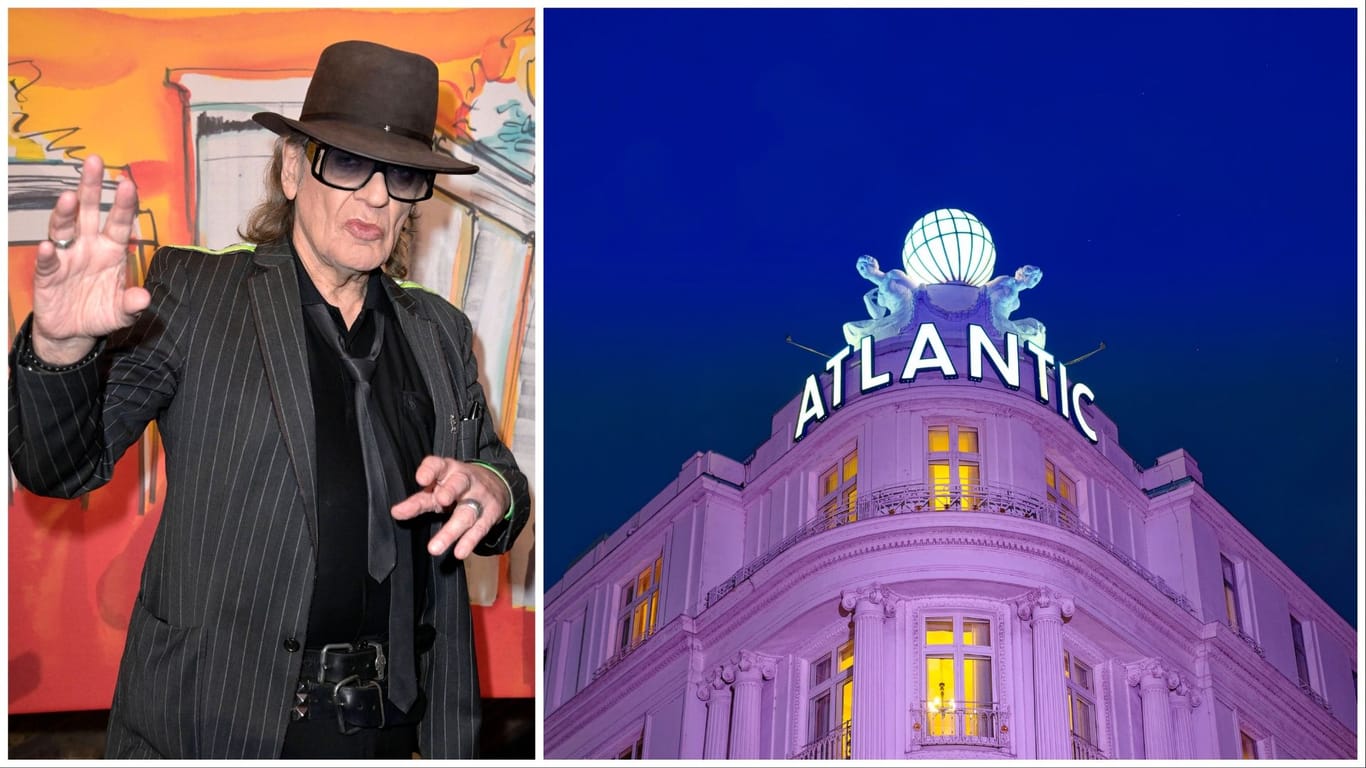 Udo Lindenberg und das "Hotel Atlantic Hamburg": Seit Jahrzehnten residiert der Panikrocker hier.