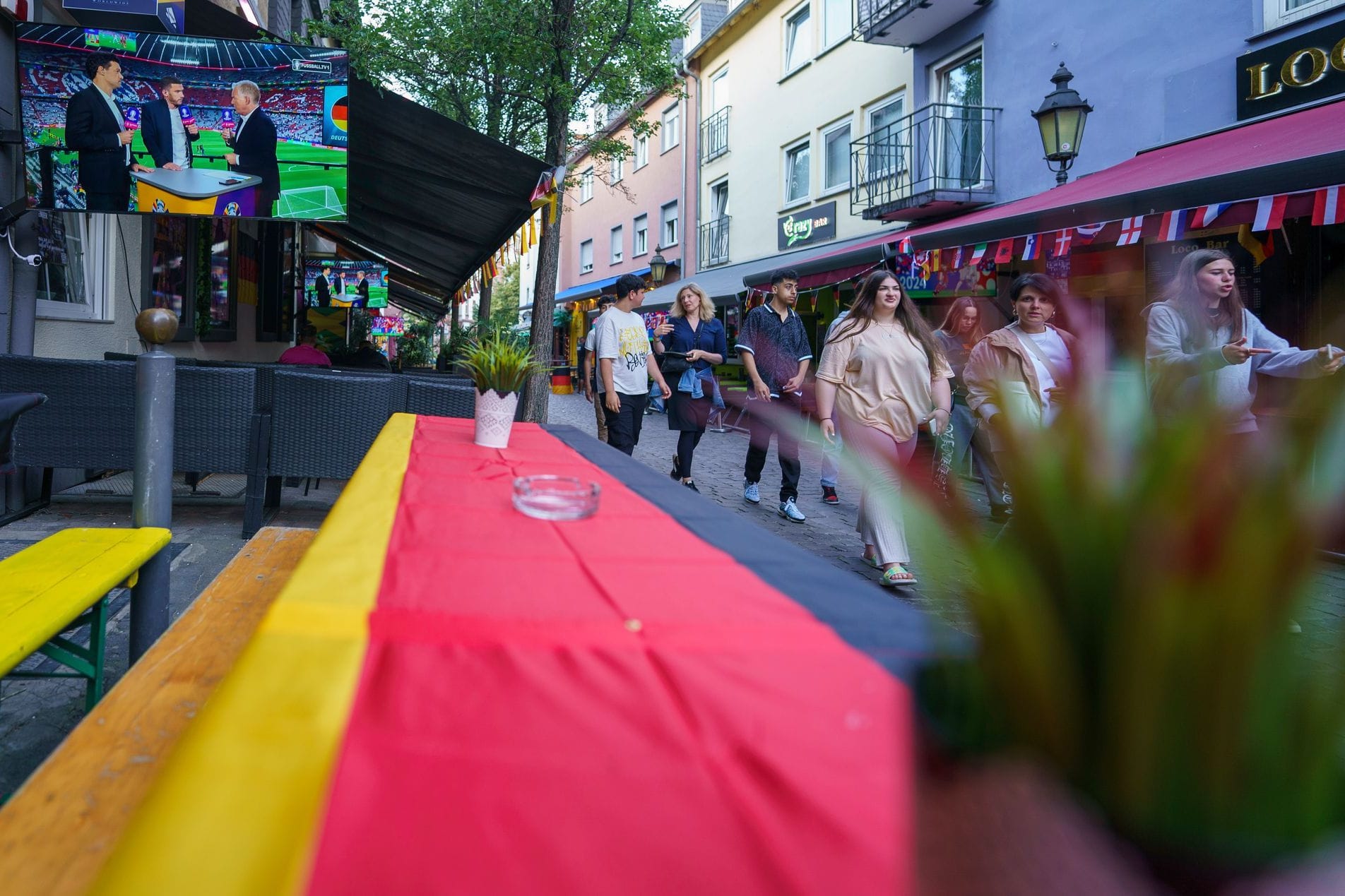 Euro 2024 - Public Viewing in Frankfurt am Main Euro 2024 - Public Viewing in Frankfurt am Main