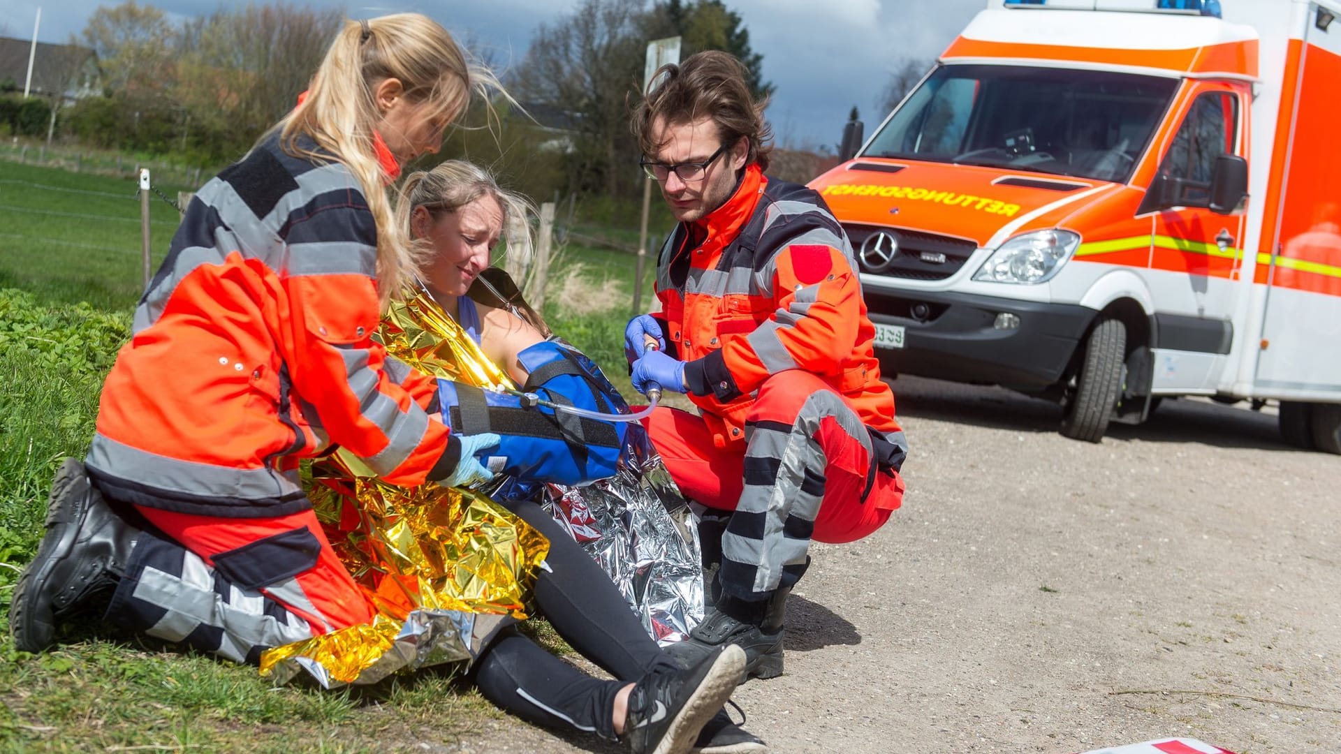 Rettungsdienst im Einsatz