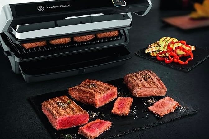 Den OptiGrill Elite XL von Tefal können Sie sich beim Prime Day zum Tiefpreis sichern. (Quelle: t-online; Tefal/Hersteller)