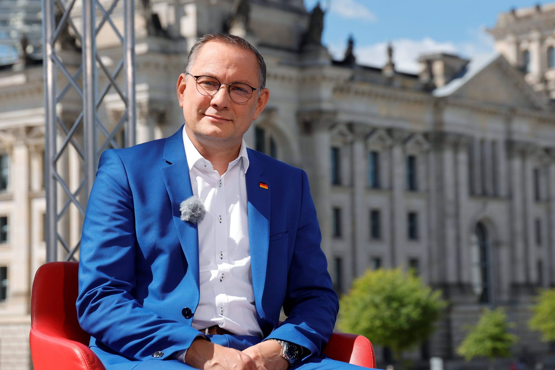 AfD-Vorsitzender Tino Chrupalla: Der rechtspopulistische Politiker will baldige Grenzkontrollen.