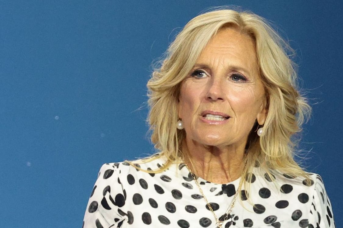 Jill Biden: Die First Lady unterstützt ihren Ehemann Joe Biden im Wahlkampf.