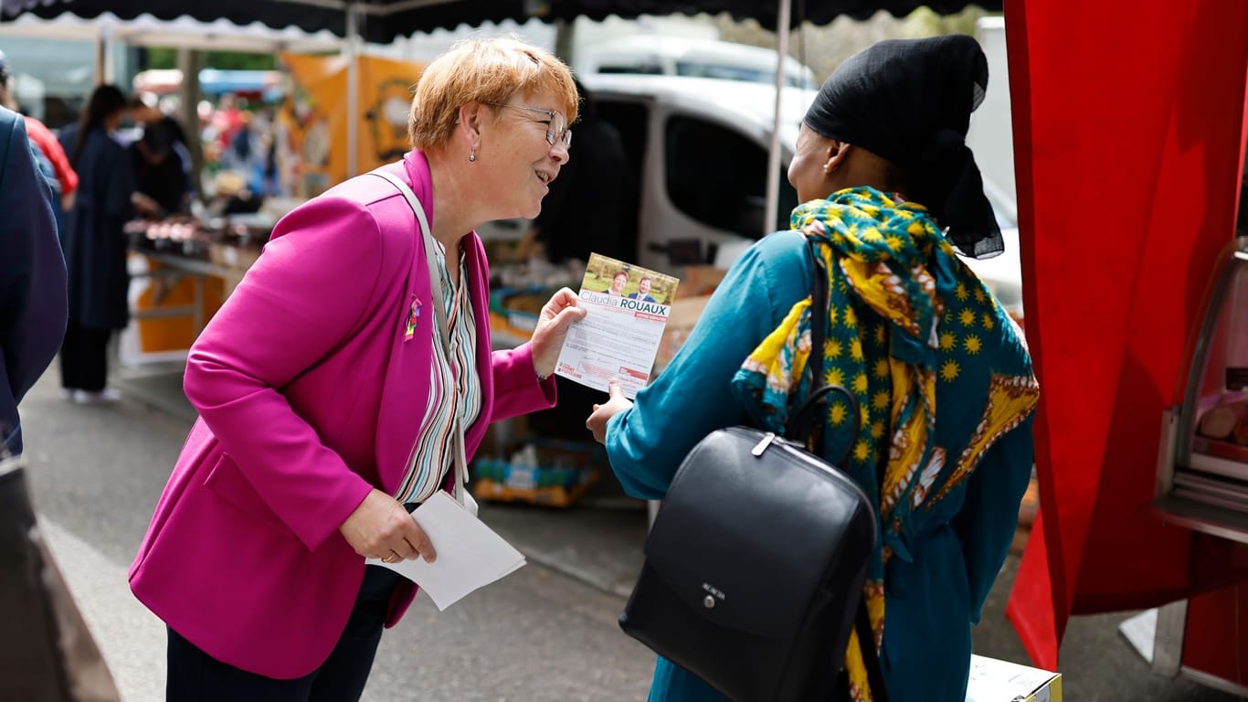 Vor der zweiten Runde der Parlamentswahl in Frankreich