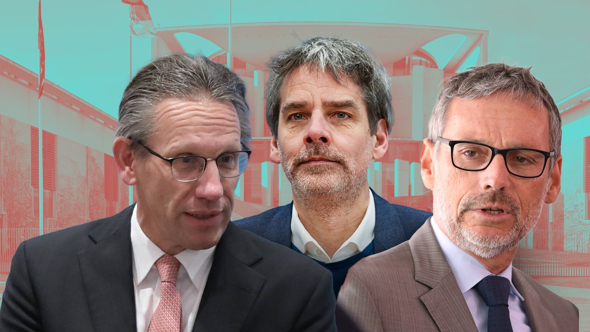 Jörg Kukies, Steffen Hebestreit und Jens Plötner: Die drei Männer gehören zu den wichtigsten Vertrauten von Bundeskanzler Olaf Scholz.