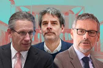 Jörg Kukies, Steffen Hebestreit und Jens Plötner: Die drei Männer gehören zu den wichtigsten Vertrauten von Bundeskanzler Olaf Scholz.