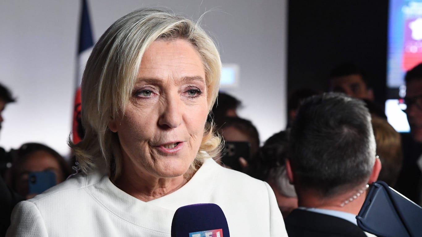 Marine Le Pen: Ihr rechtes Rassemblement National hat die Mehrheit verfehlt.