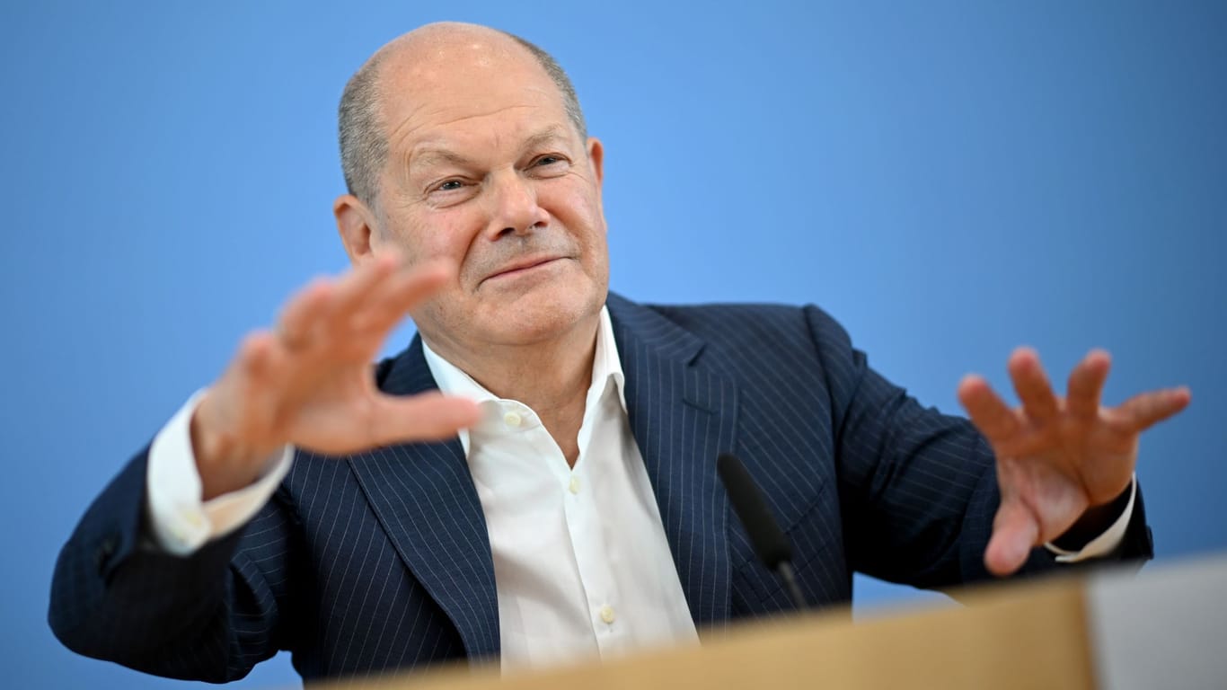 Sommer-Pressekonferenz von Bundeskanzler Scholz