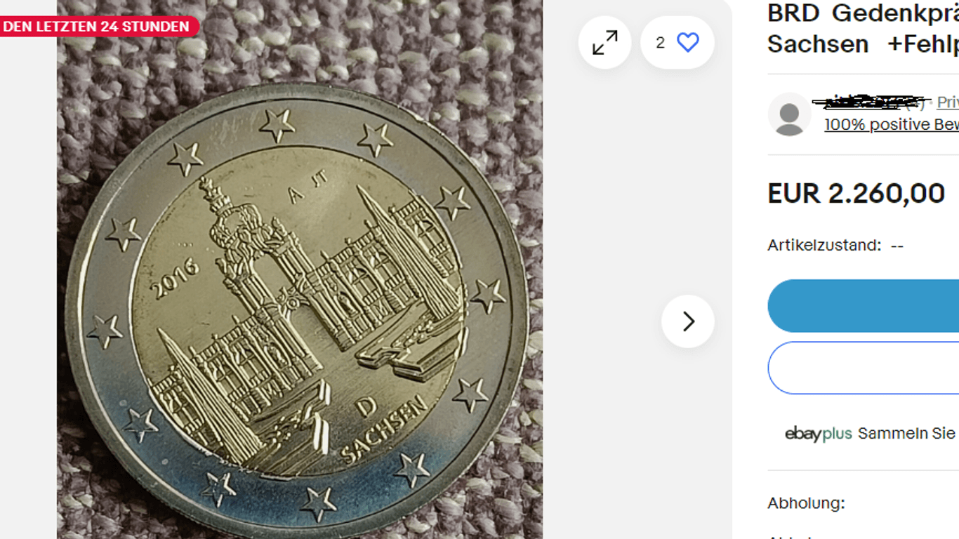 2-Euro-Gedenkmünze "Dresden"