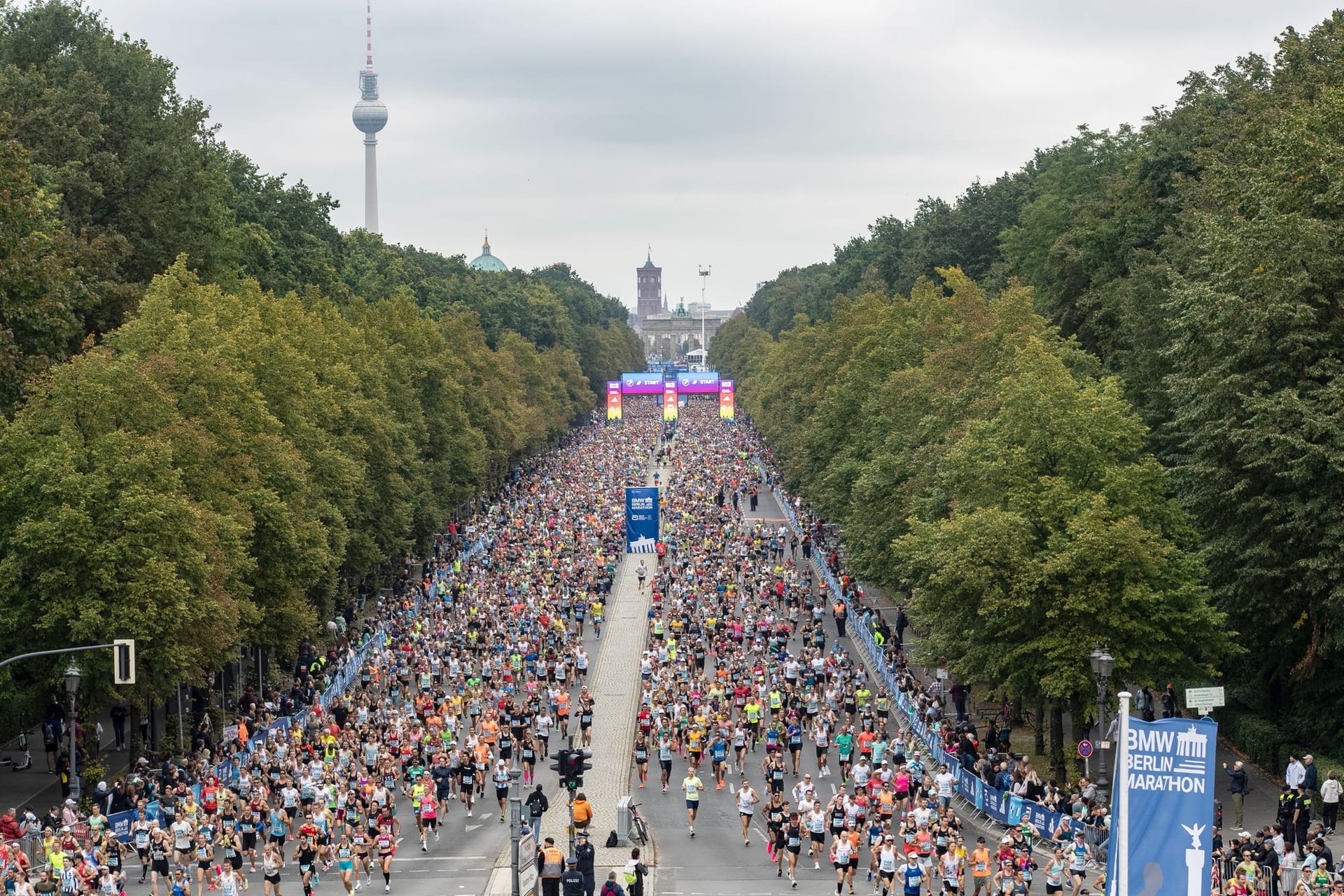 Berliner Marathon (Archivbild): Die Ausgabe für das Jahr 2025 wird um eine Woche nach vorne verlegt.