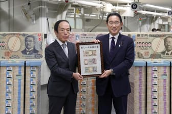 Neue Banknoten in Japan