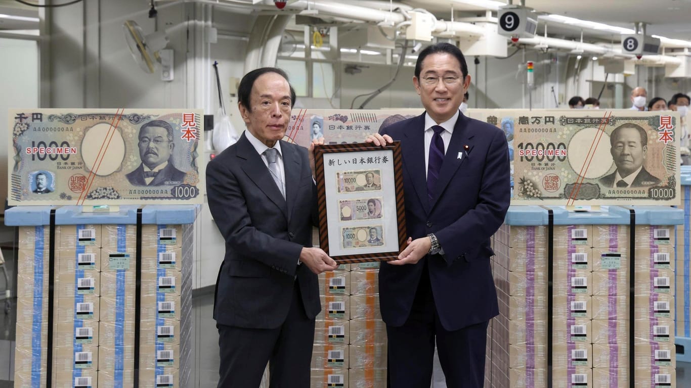 Neue Banknoten in Japan