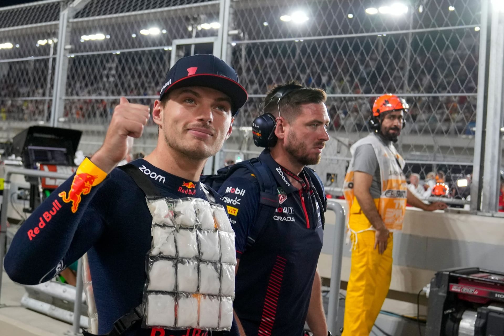 Max Verstappen in der Hitze von Katar 2023