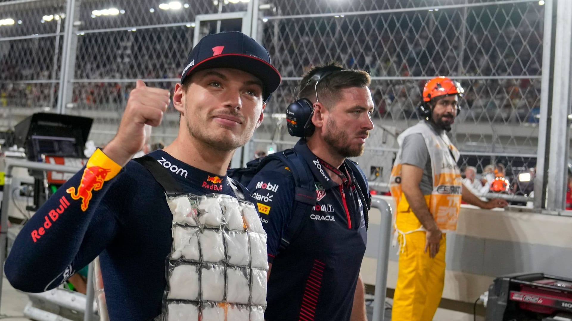 Max Verstappen in der Hitze von Katar 2023