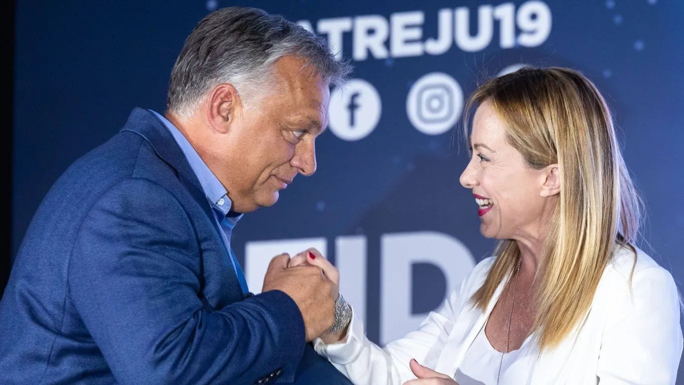 Viktor Orbán und Giorgia Meloni wollen Europa umbauen.