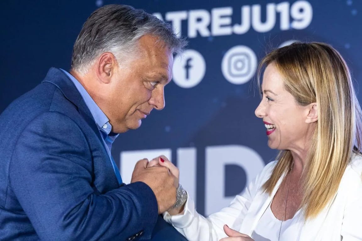 Viktor Orbán und Giorgia Meloni wollen Europa umbauen.