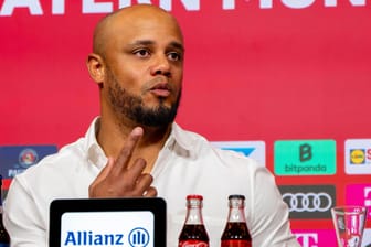 Vincent Kompany: Der Trainer des FC Bayern bereitet sich in Rottach-Egern mit seinem Team auf die Saison vor.