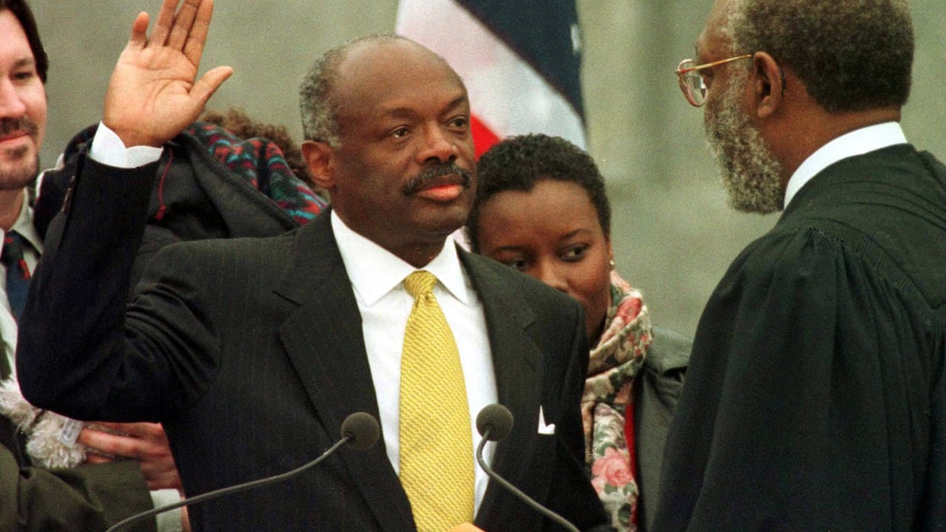 Willie Brown: 1996 wurde er als Bürgermeister vereidigt.