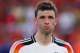 Enttäuscht: Thomas Müller nach dem EM-Aus gegen Spanien.