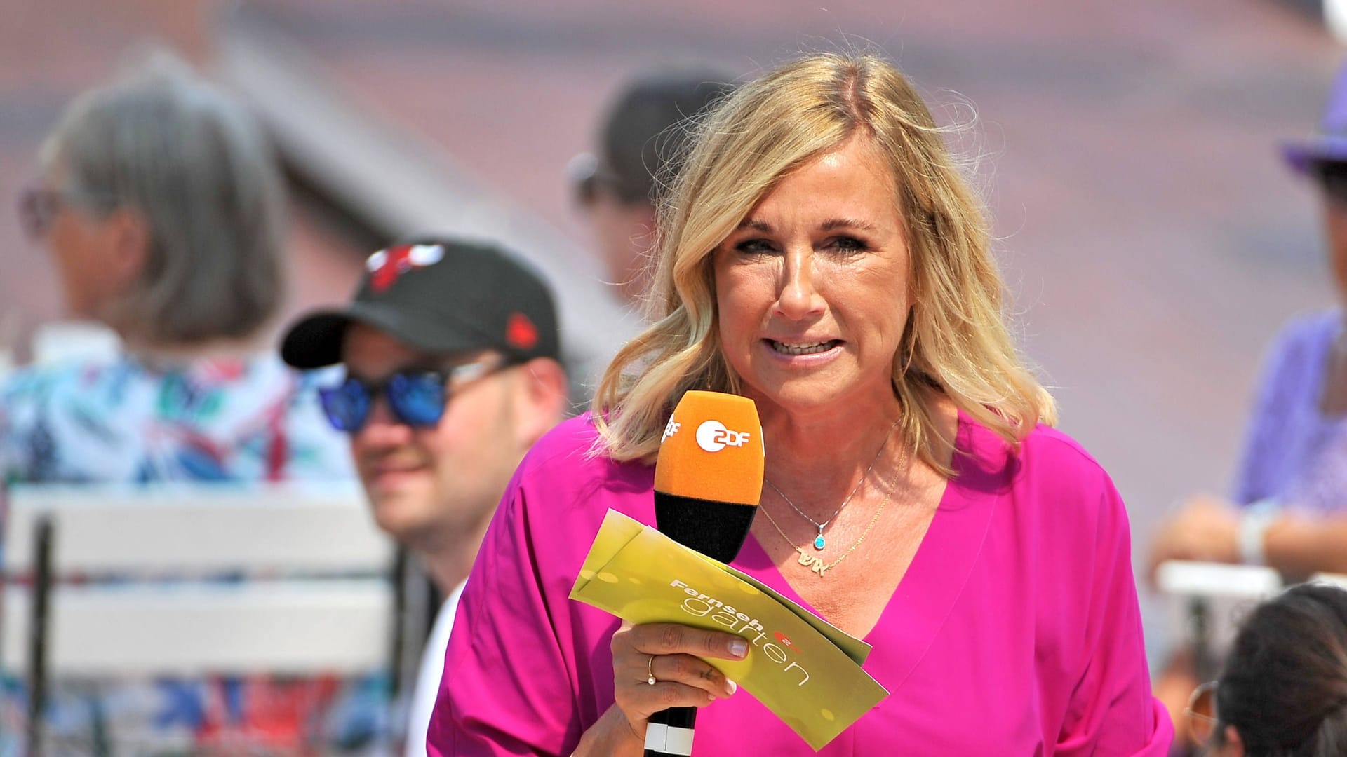 Andrea Kiewel: Sie moderiert seit vielen Jahren den "ZDF-Fernsehgarten".
