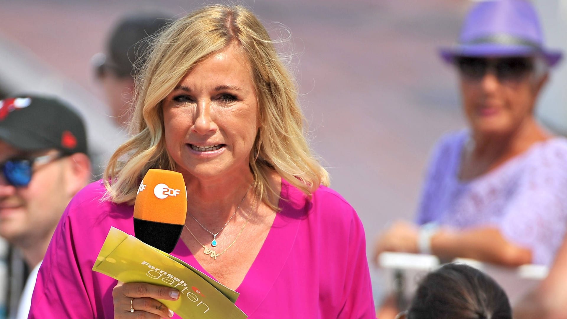 Andrea Kiewel: Sie moderiert mit einer Unterbrechung seit 2000 den "ZDF-Fernsehgarten".