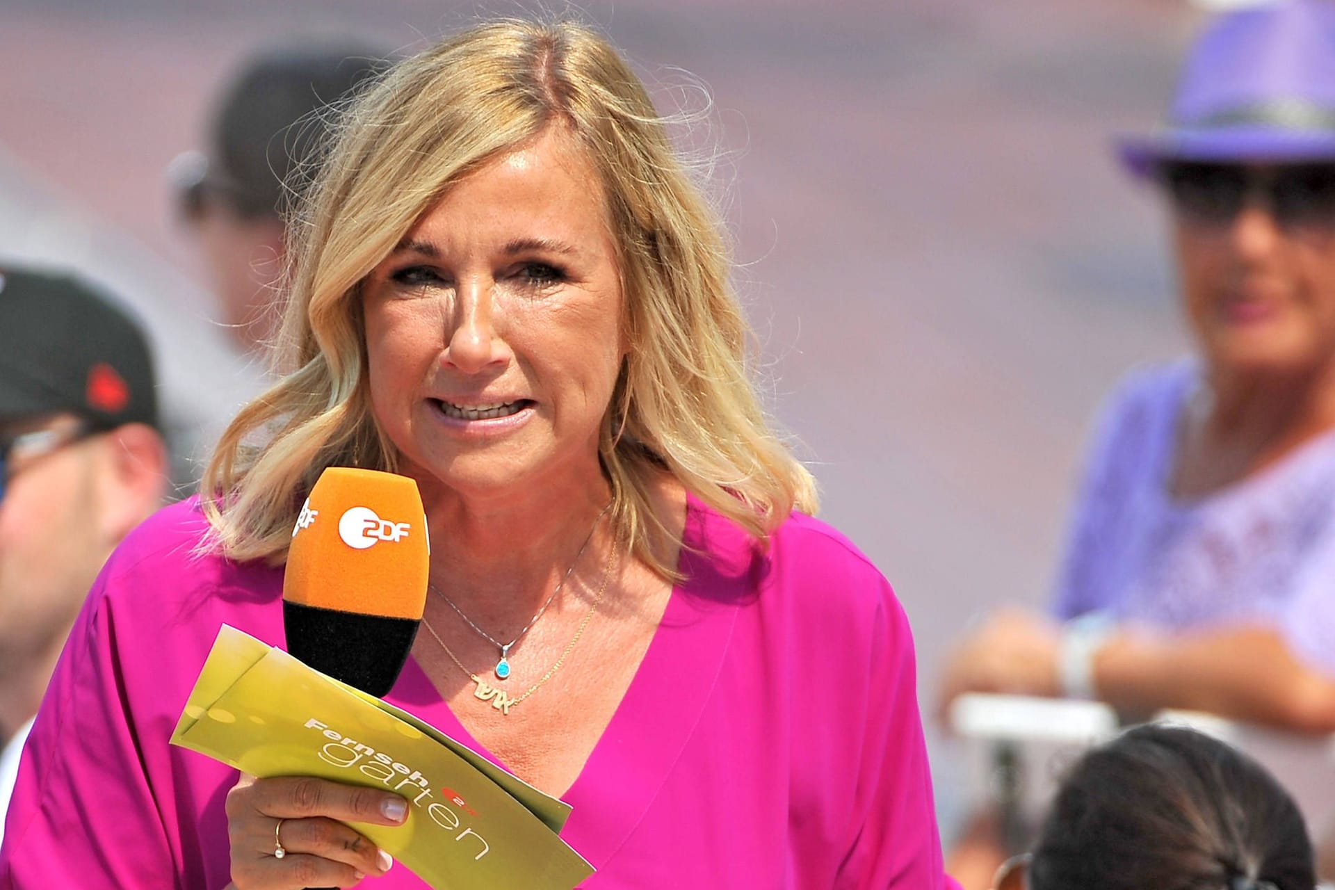 Andrea Kiewel: Sie moderiert mit einer Unterbrechung seit 2000 den "ZDF-Fernsehgarten".