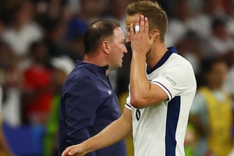 Enttäuscht: Harry Kane bei seiner Auswechslung im EM-Finale.