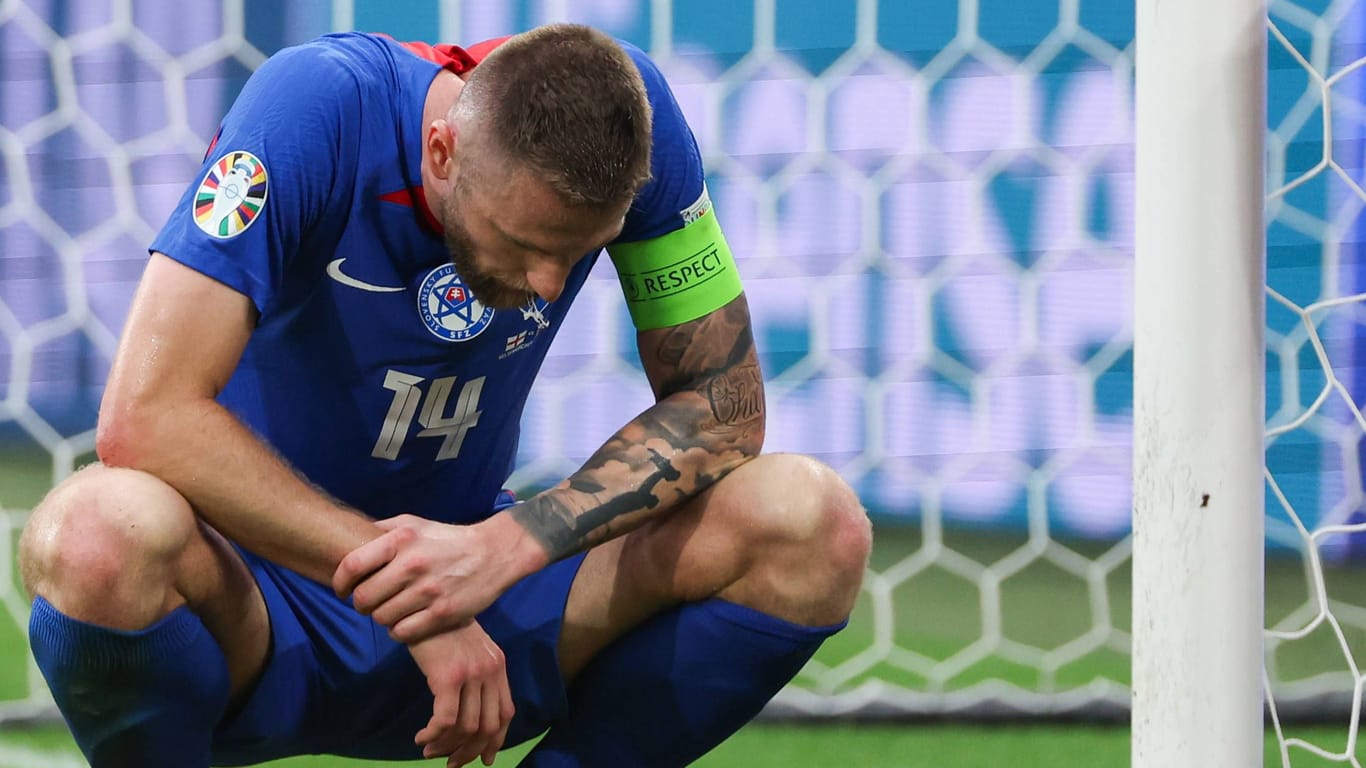 Milan Škriniar: Der PSG-Spieler war enttäuscht über das EM-Aus der Slowakei nach einem guten Spiel seiner Mannschaft.