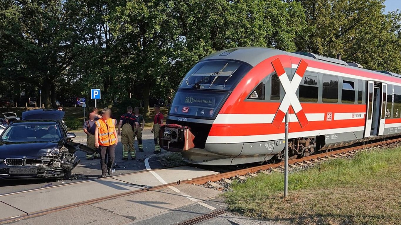 Der Einsatzort: Verletzt wurde bei dem Zusammenprall niemand.