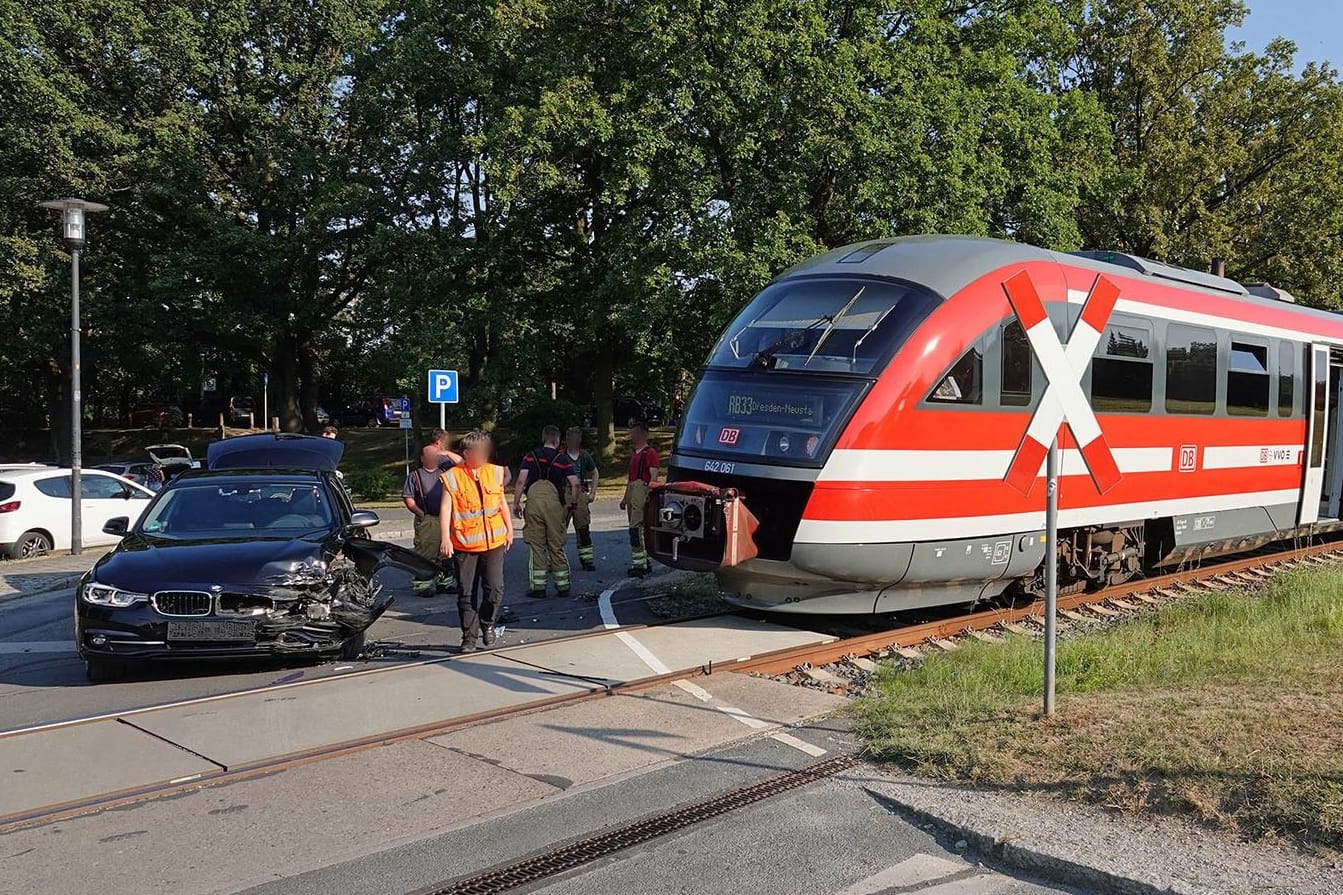 Der Einsatzort: Verletzt wurde bei dem Zusammenprall niemand.