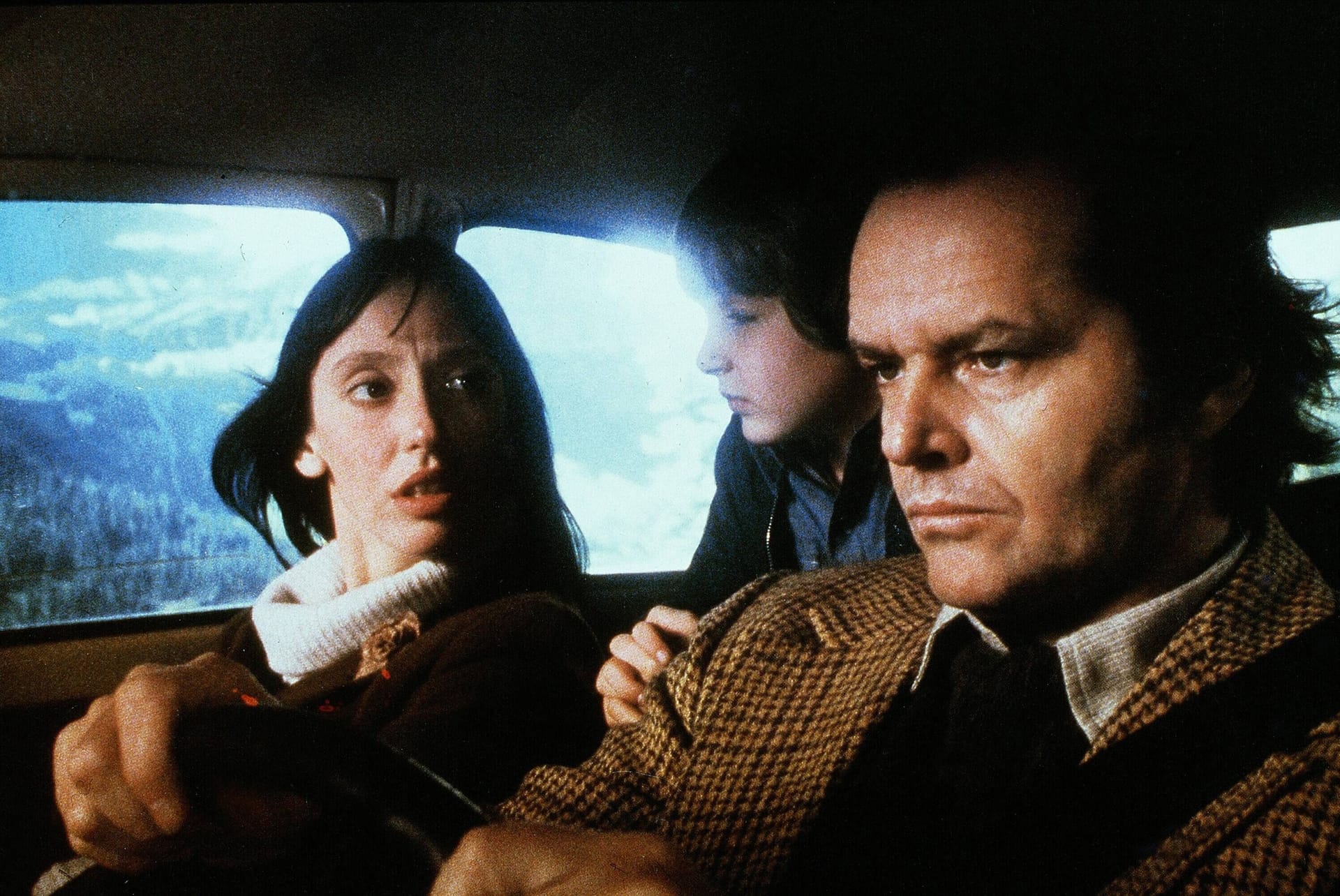 Shelley Duvall, Danny Lloyd und Jack Nicholson in "Shining"