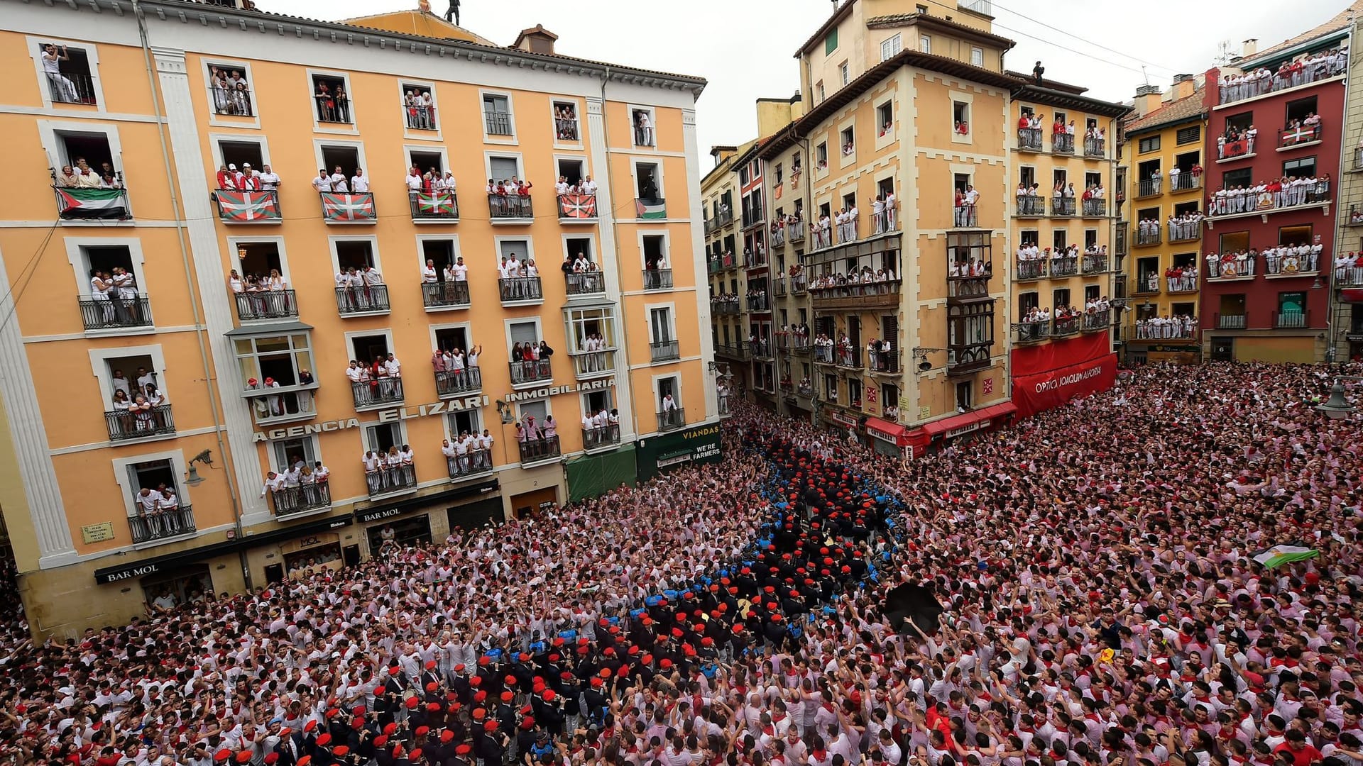 «Sanfermines»-Fest in Pamplona «Sanfermines»-Fest in Pamplona