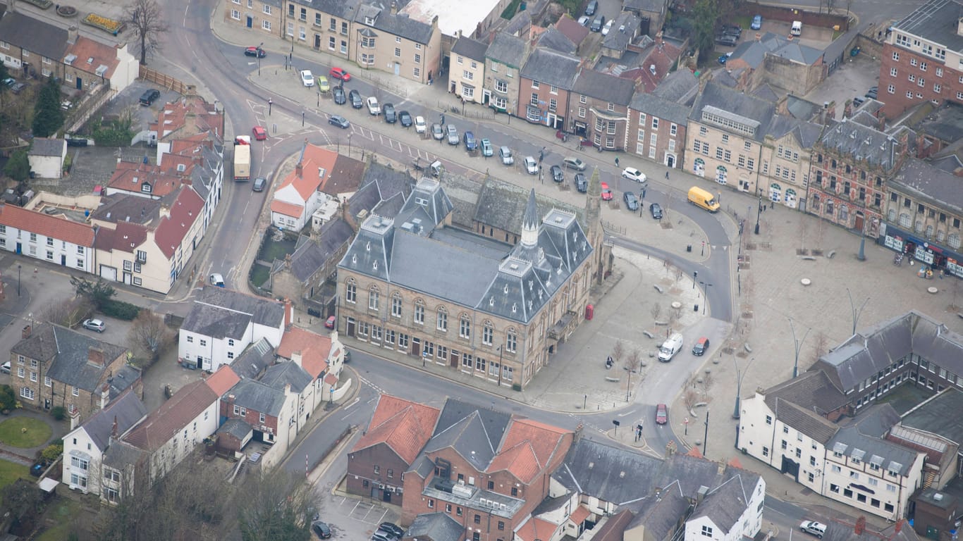 Die Altstadt von Bishop Auckland (Archivbild): Die Polizei rätselt über den Fund.