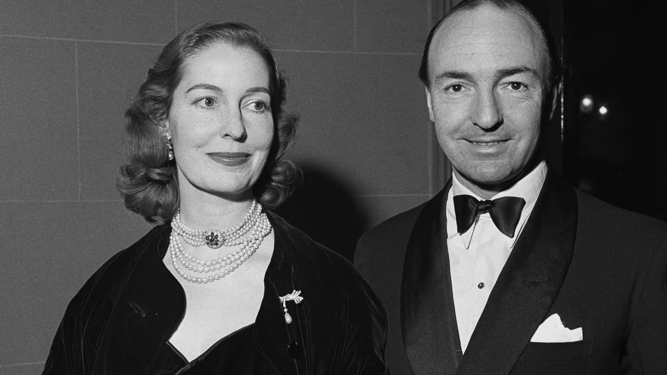 Ehepaar Valerie Hobson und John Profumo im Jahr 1957