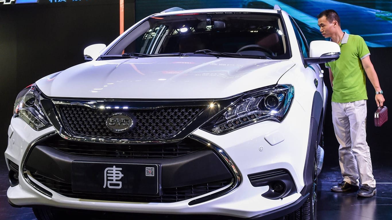 Ein SUV von BYD: Chinas E-Auto Exporte machen deutschen Herstellern zu schaffen.