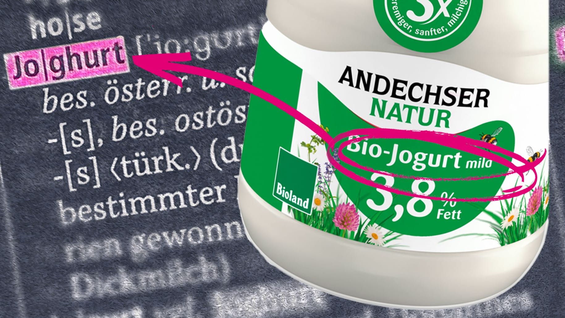 Jogurt: Amtlich ist der Begriff künftig tabu, im handel wird man ihn weiter lesen.