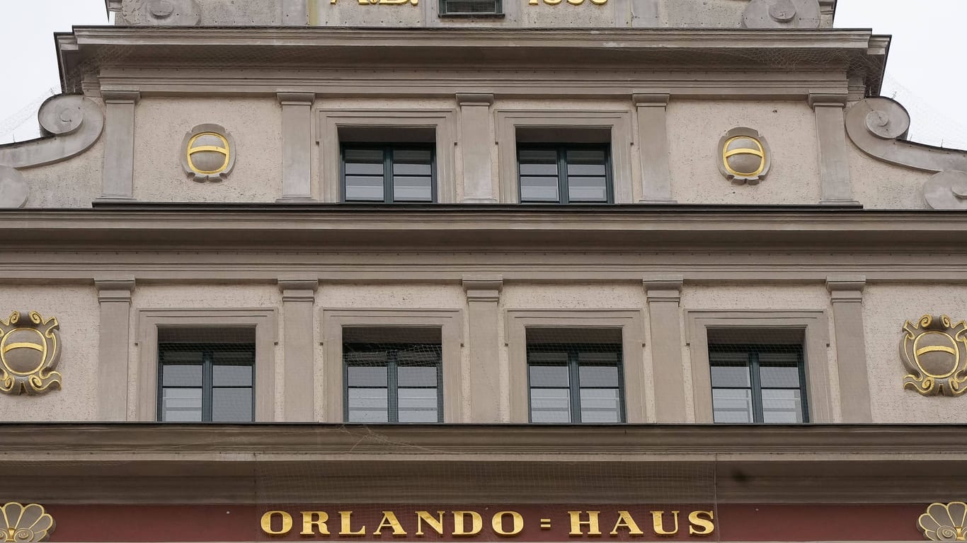 Das Orlando-Haus am Platzl in Münchens Altstadt.