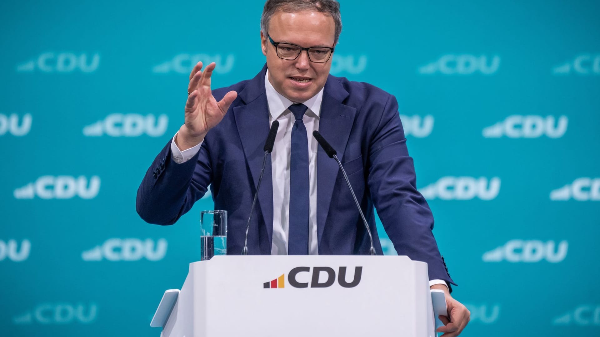 Thüringer CDU-Spitzenkandidat Mario Voigt