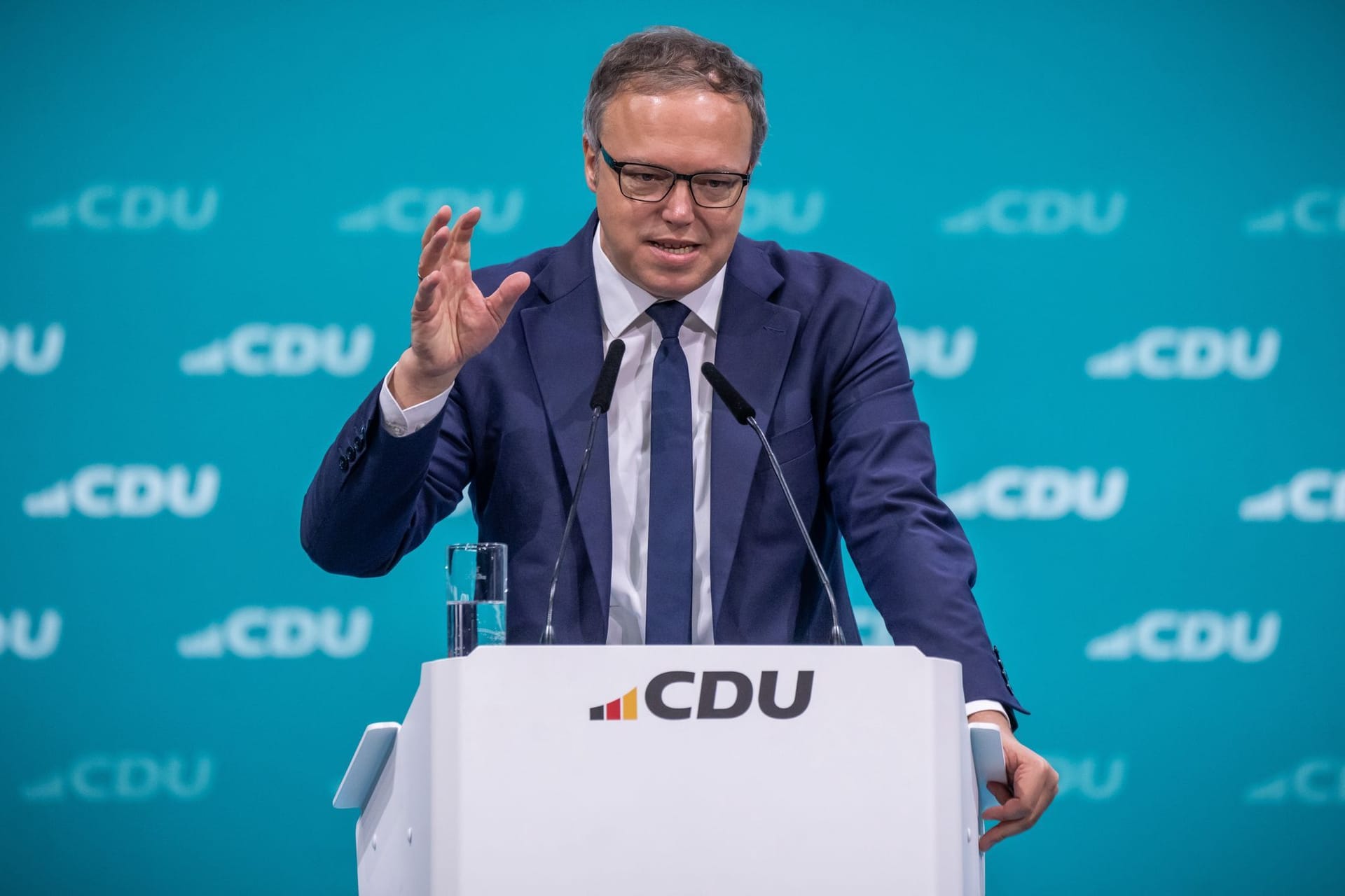 Thüringer CDU-Spitzenkandidat Mario Voigt